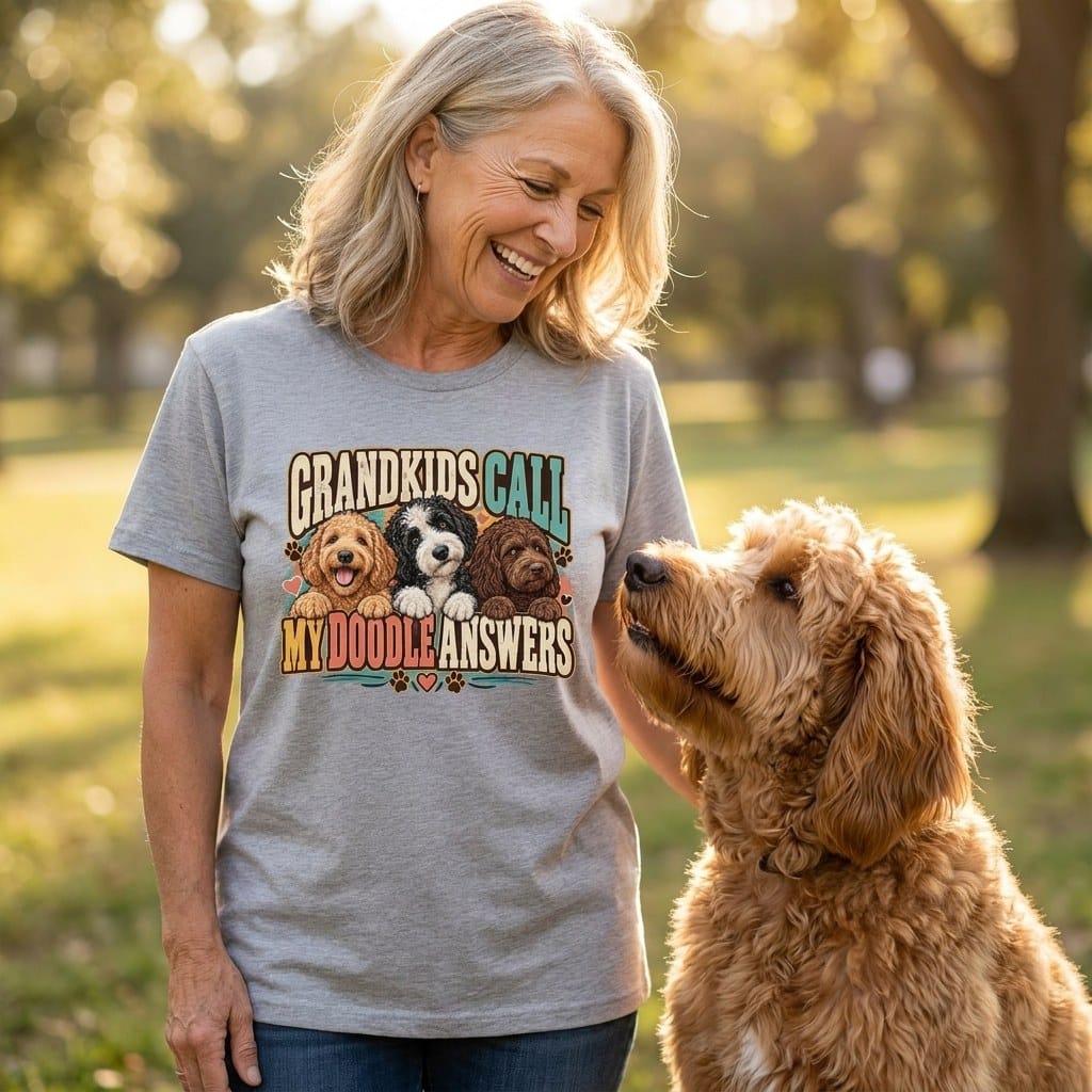 Doodle Answers T-Shirt in by Puppy Jo