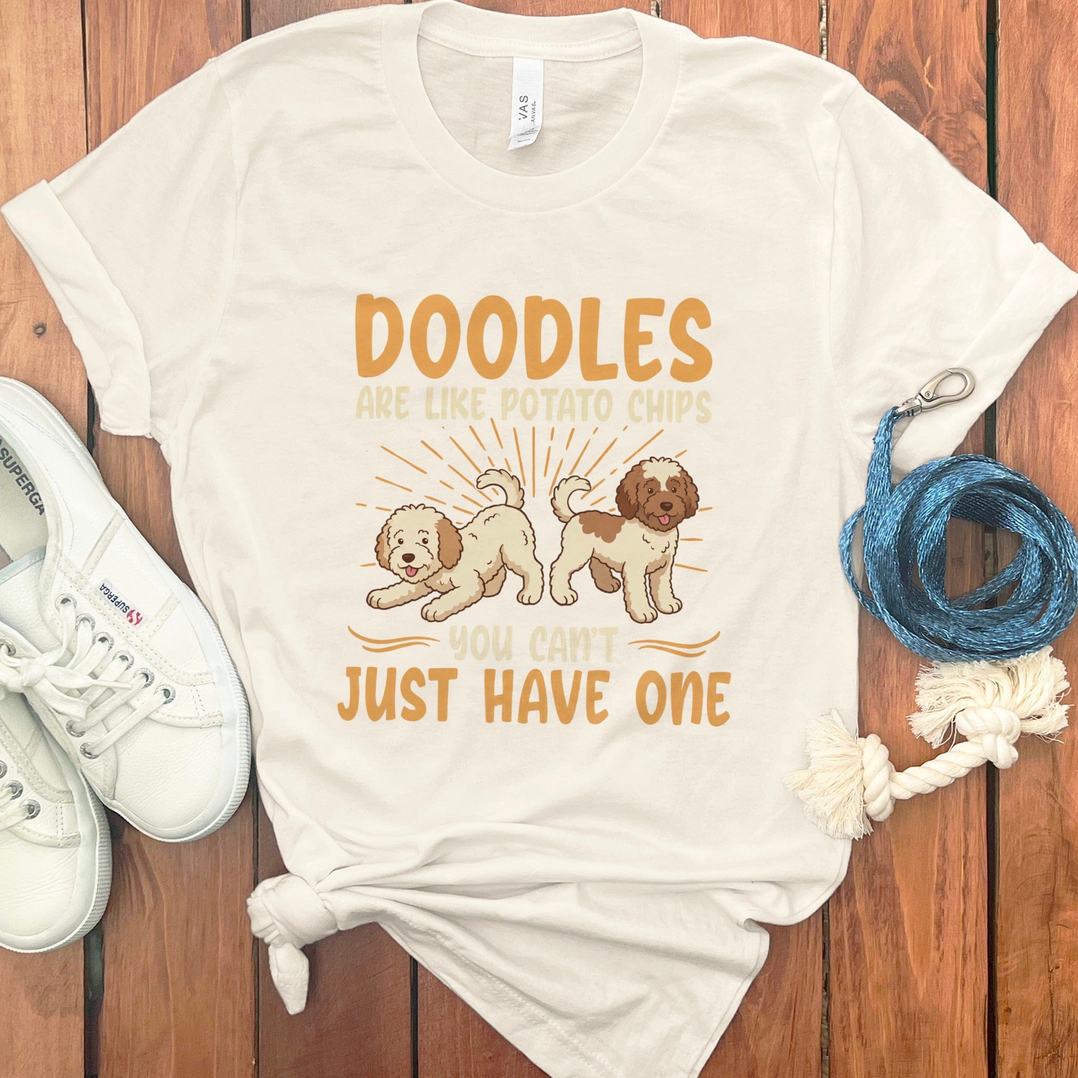 Like Potato Chips Doodle T-Shirt in Natural / S by Puppy Jo