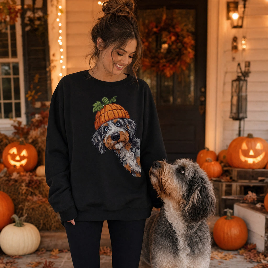 Lil Pumpkin Aussiedoodle Sweatshirt in by Puppy Jo