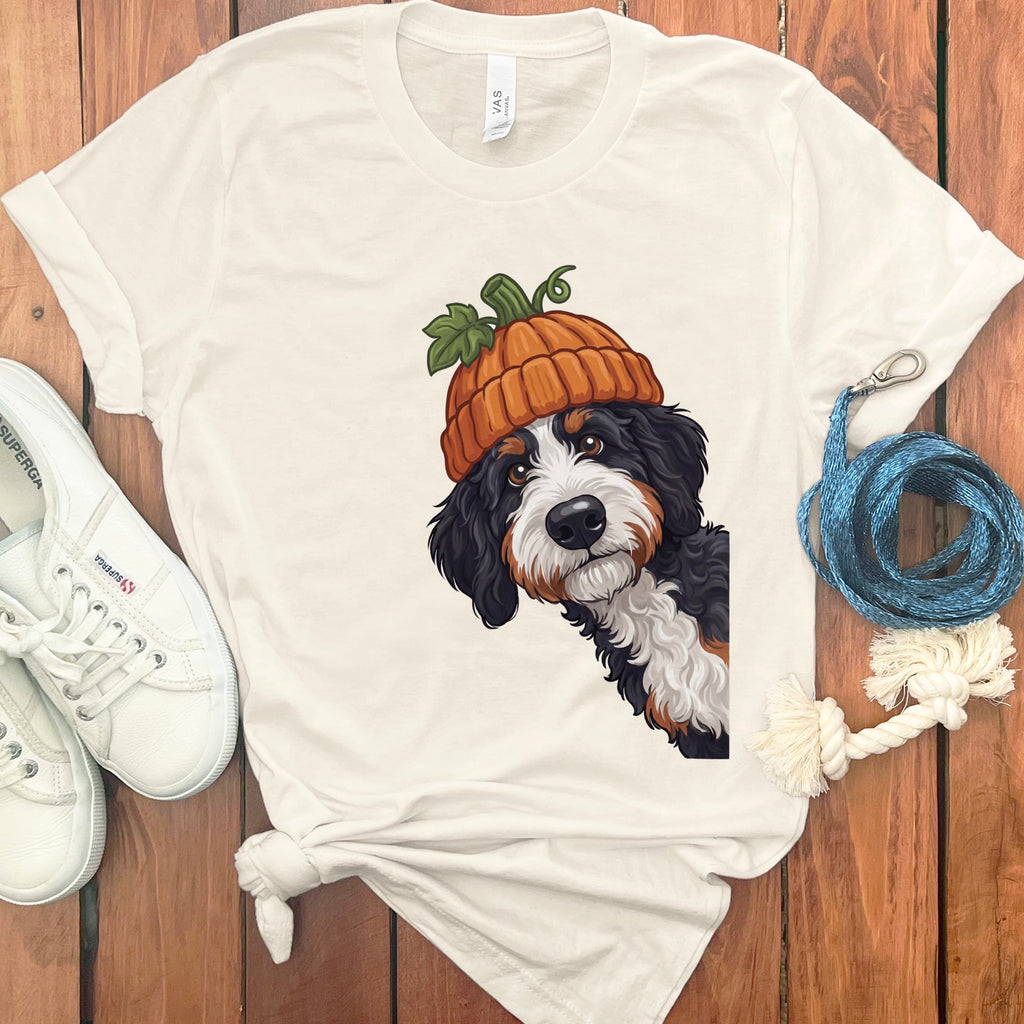 Lil Pumpkin Bernedoodle T-Shirt in Natural / S by Puppy Jo