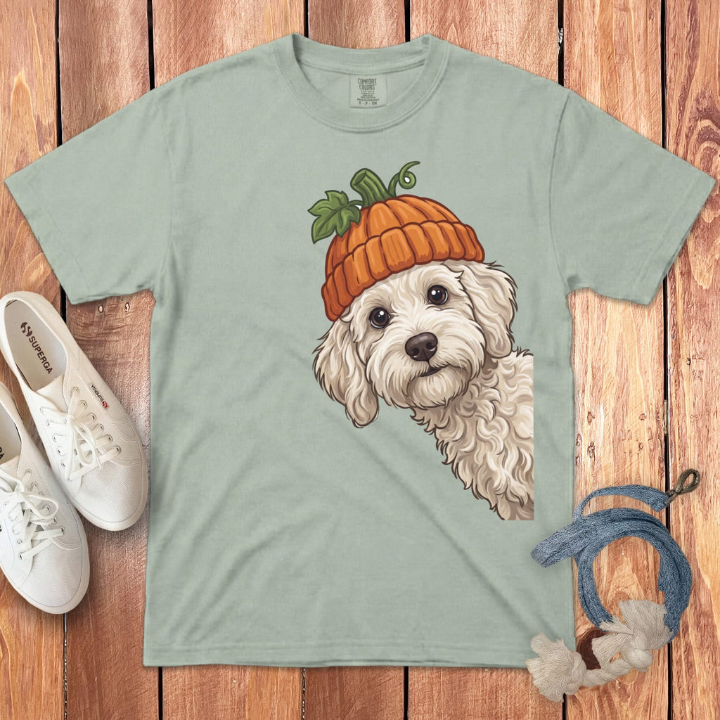 Lil Pumpkin Maltipoo Signature T-Shirt in Bay / S / T-Shirts by Puppy Jo