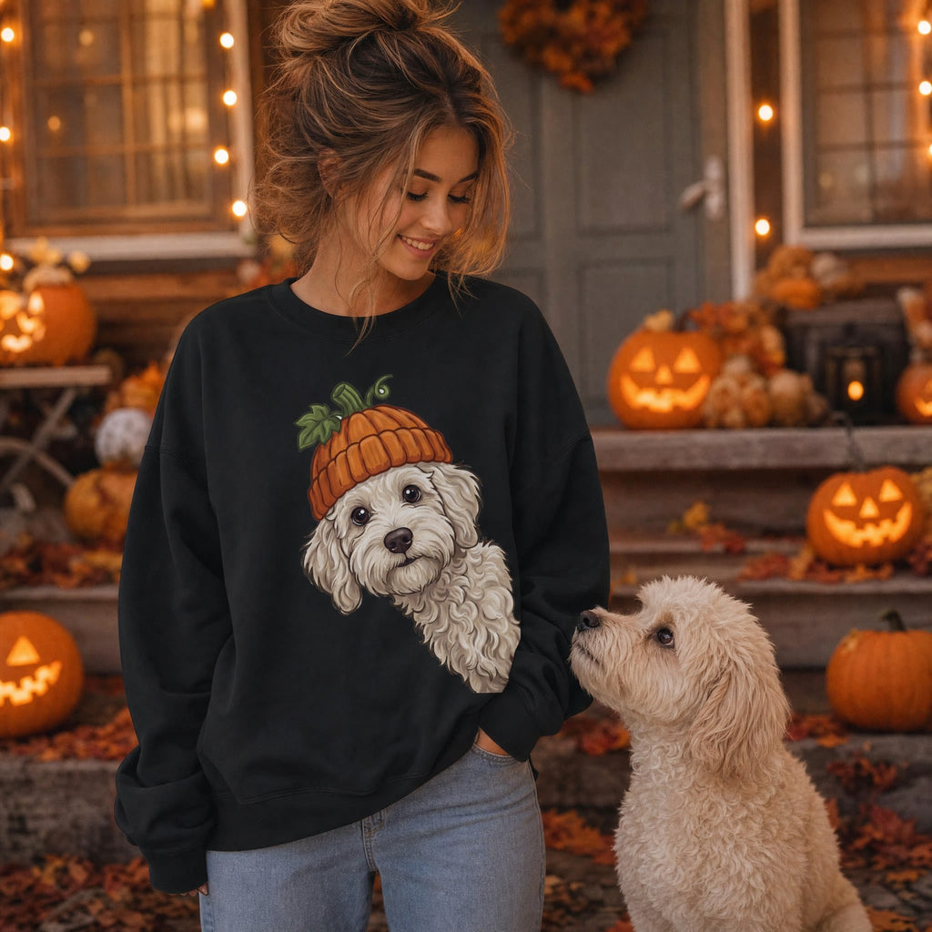 Lil Pumpkin Maltipoo Sweatshirt in by Puppy Jo