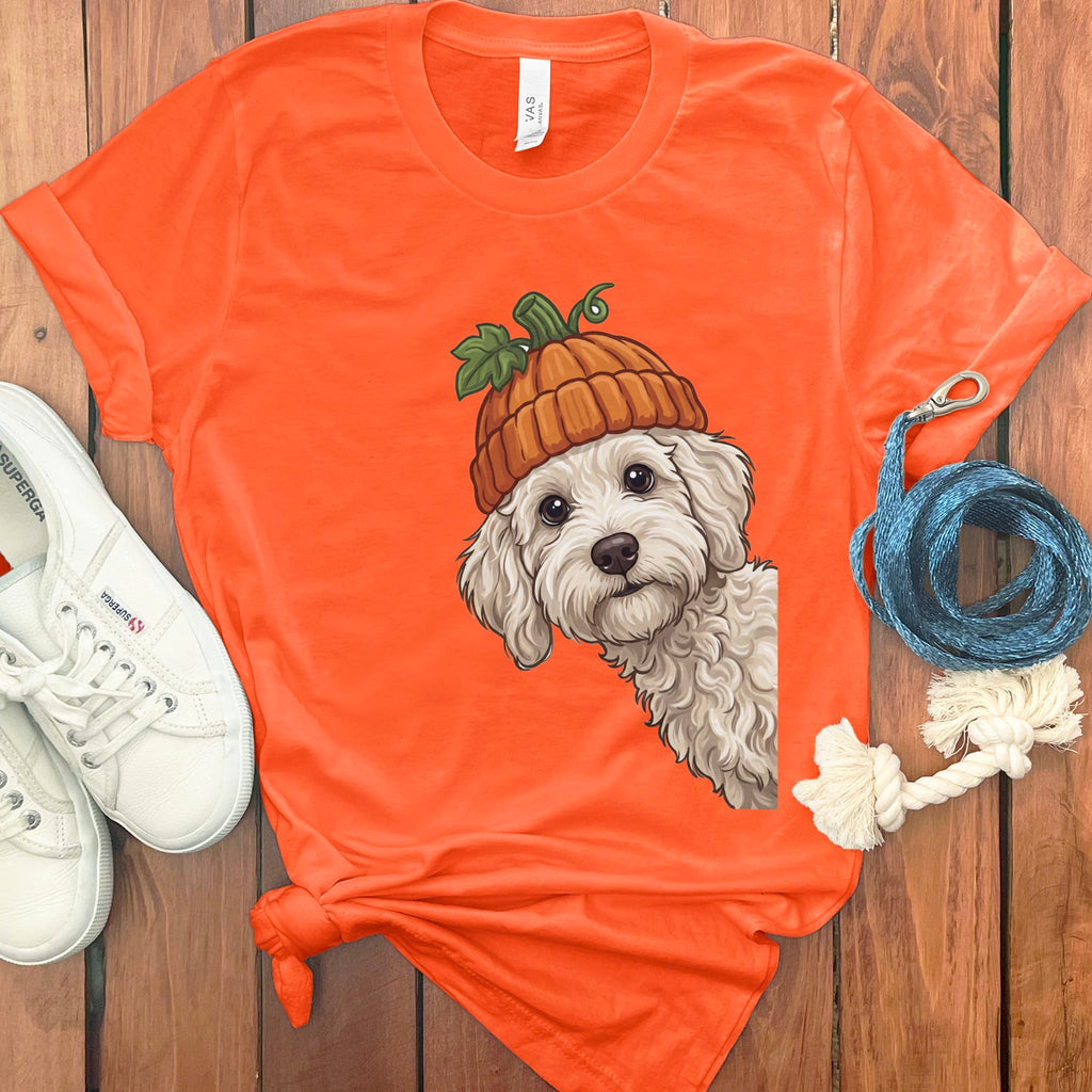 Lil Pumpkin Maltipoo T-Shirt in Orange / S by Puppy Jo