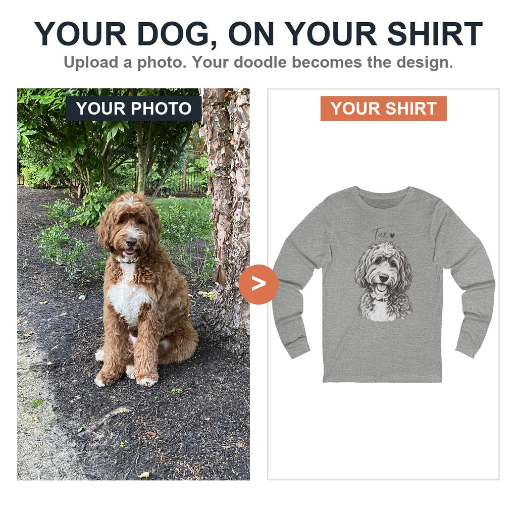Your dog, on your shirt