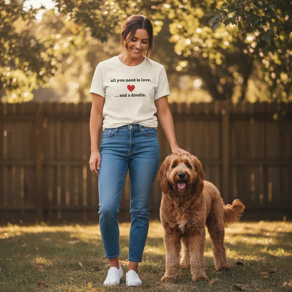 Love and Doodle T-Shirt in by Puppy Jo