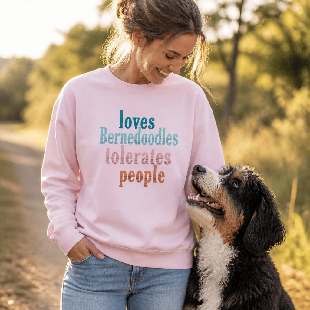 Loves Bernedoodles Sweatshirt in by Puppy Jo