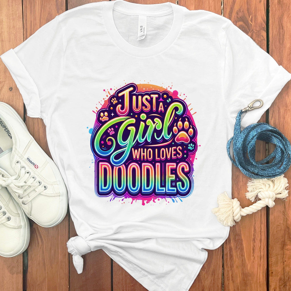 Loves Doodles T-Shirt in White / S by Puppy Jo