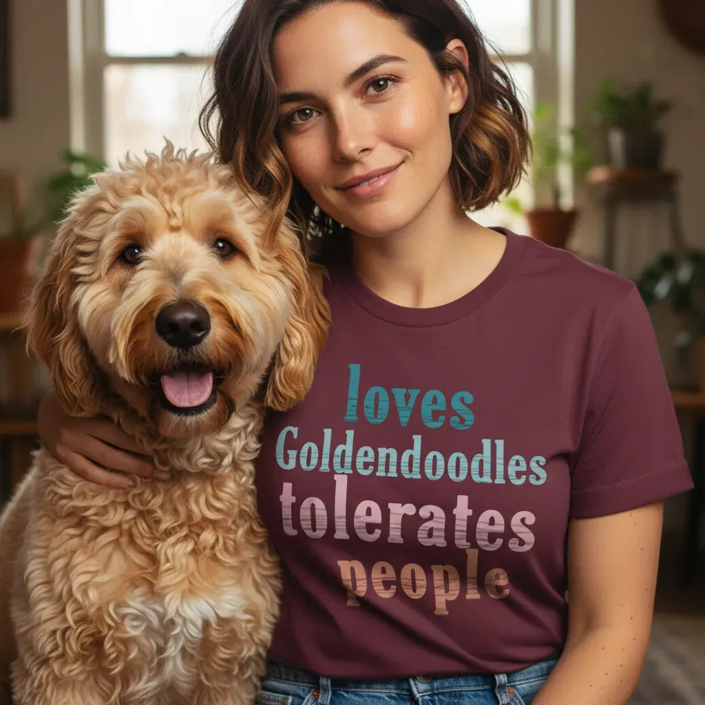 Loves Goldendoodles T-Shirt in by Puppy Jo