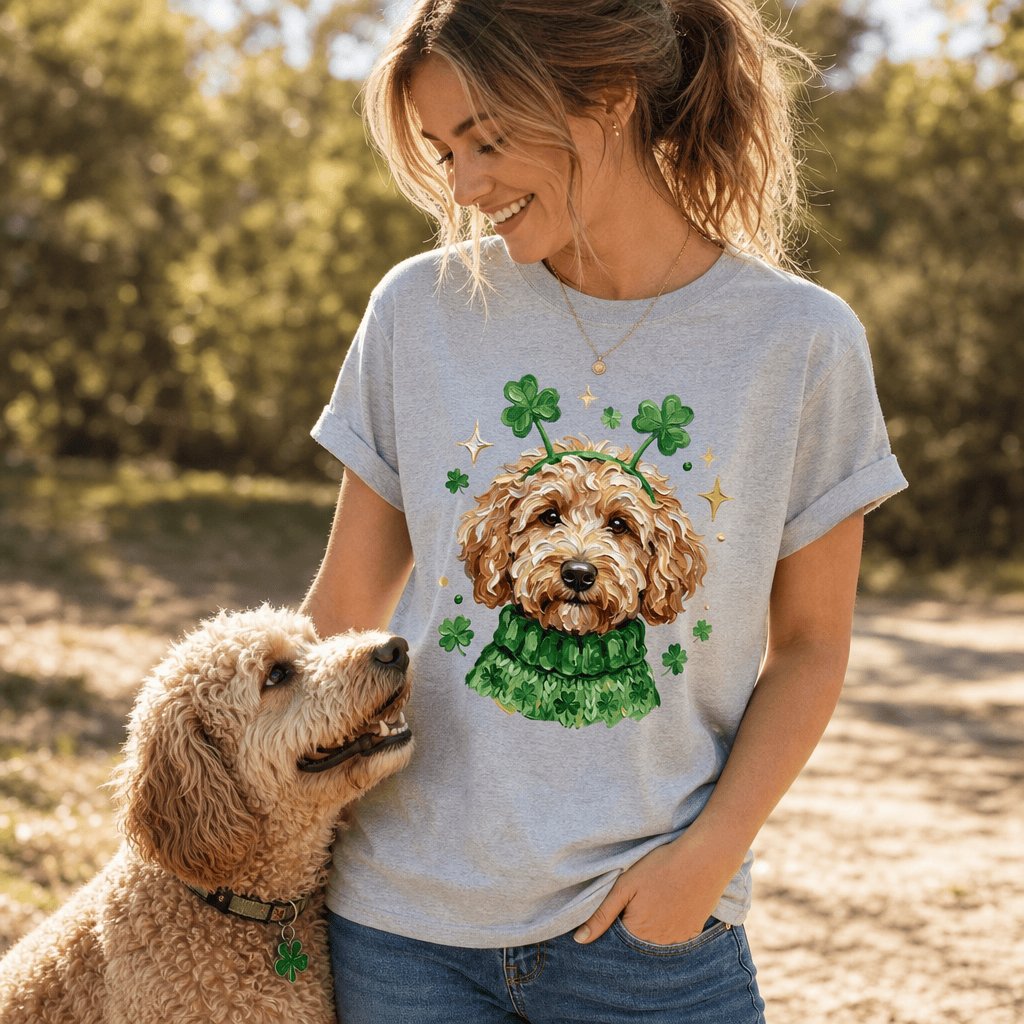 Lucky Goldendoodle Doodle T-Shirt in by Puppy Jo