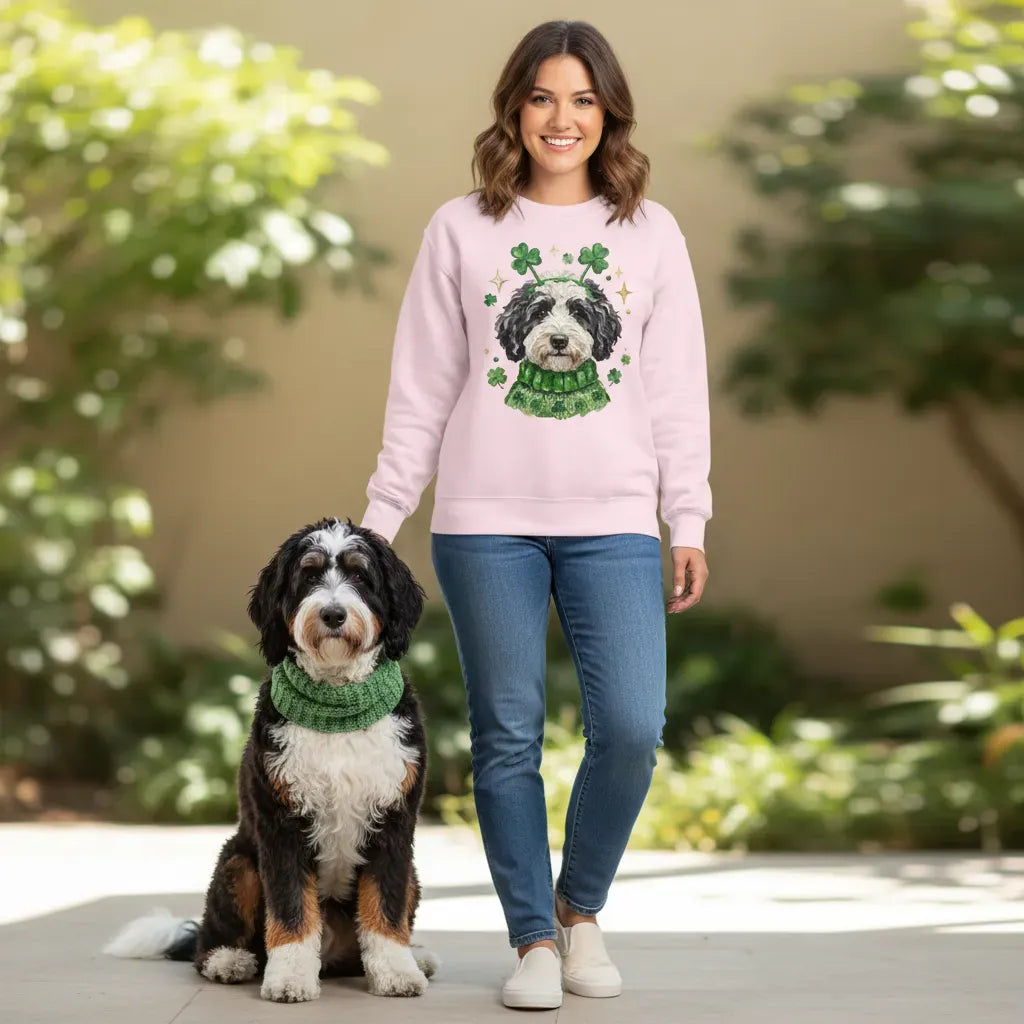 Lucky Schnoodle Sweatshirt in by Puppy Jo