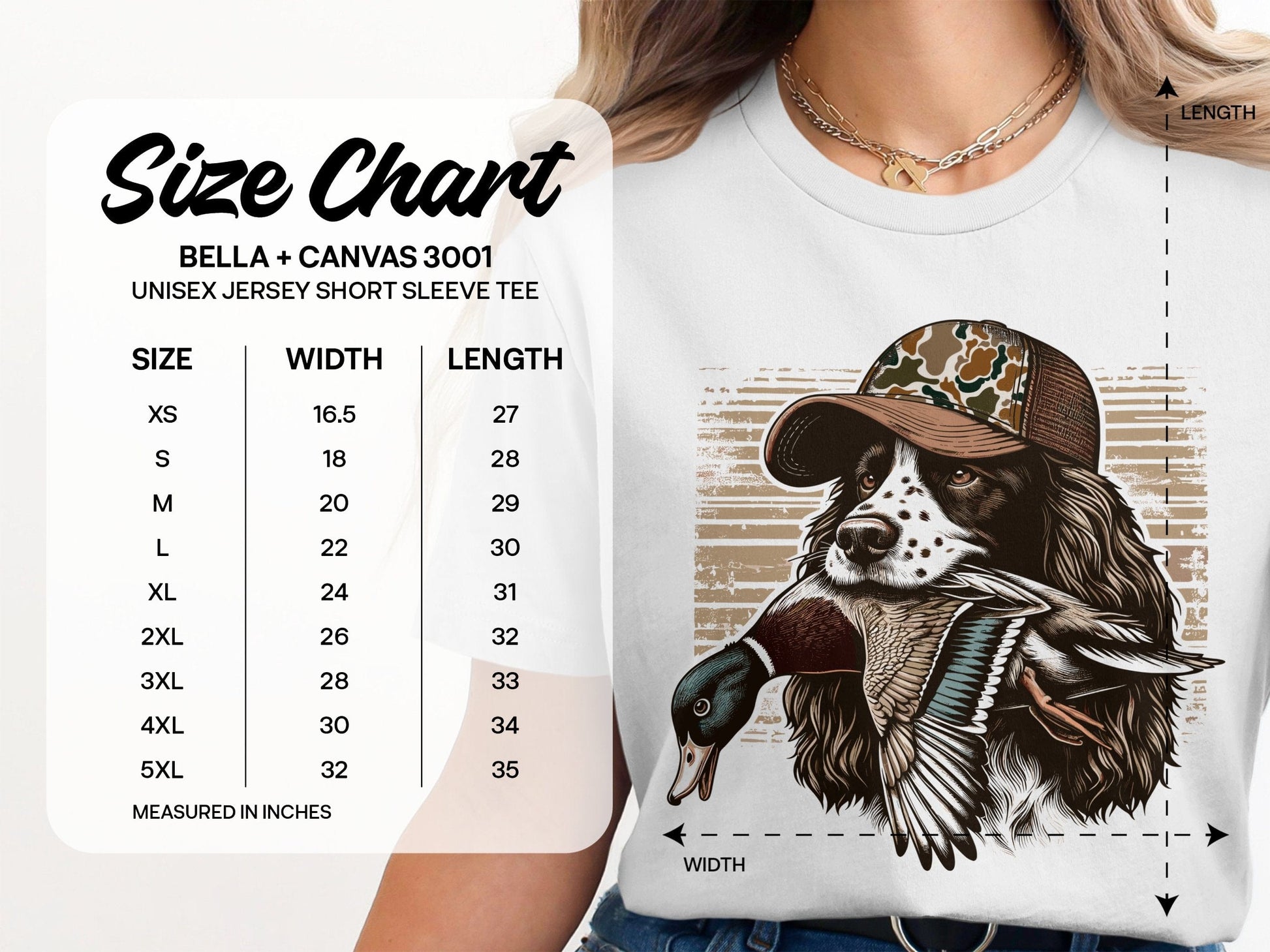 Hunting Dog with Camouflage Cap Graphic Tee product