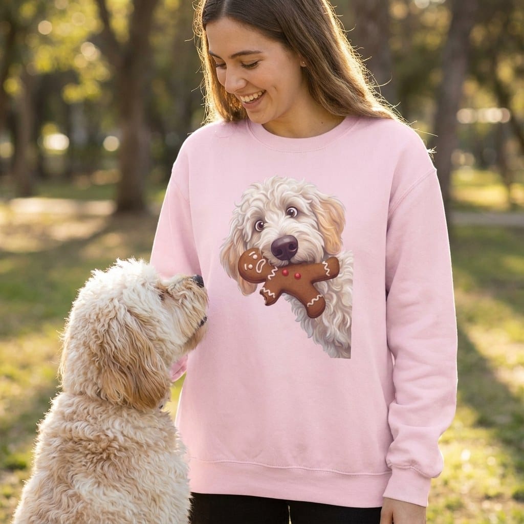 Maltipoo Cookie Thief Sweatshirt in by Puppy Jo