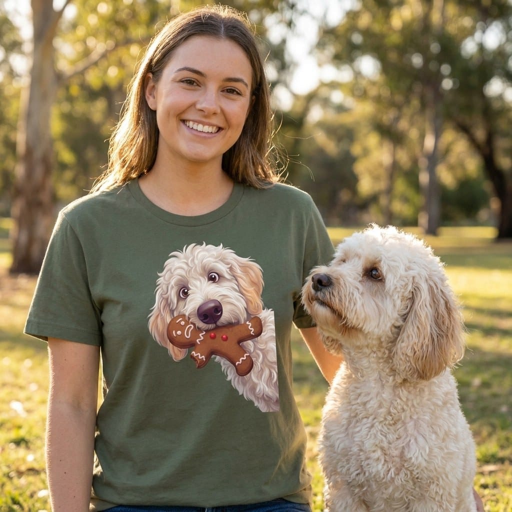 Maltipoo Cookie Thief T-Shirt in by Puppy Jo