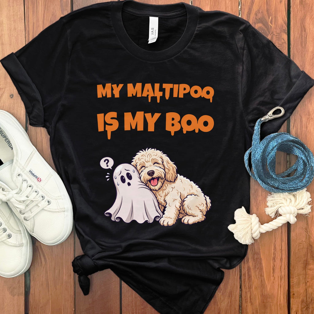 Maltipoo My Boo T-Shirt in Black / S by Puppy Jo