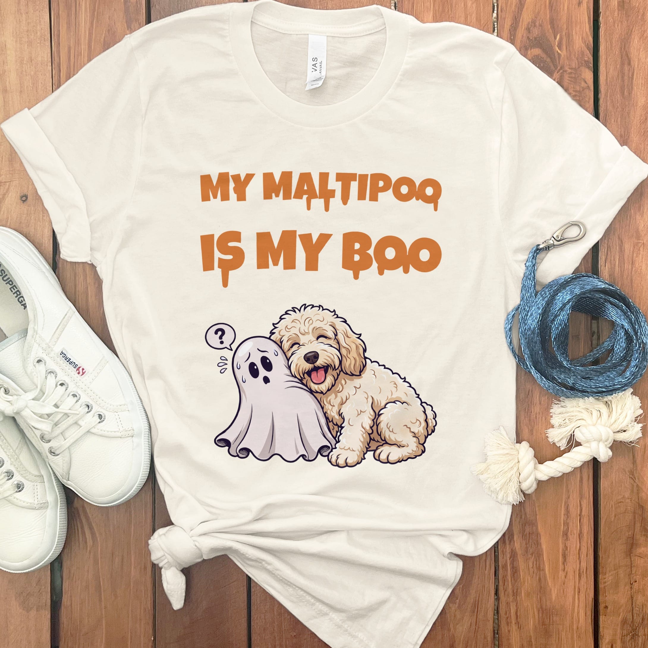 Maltipoo My Boo T-Shirt in Natural / S by Puppy Jo