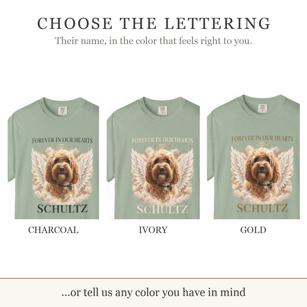 Choose the lettering