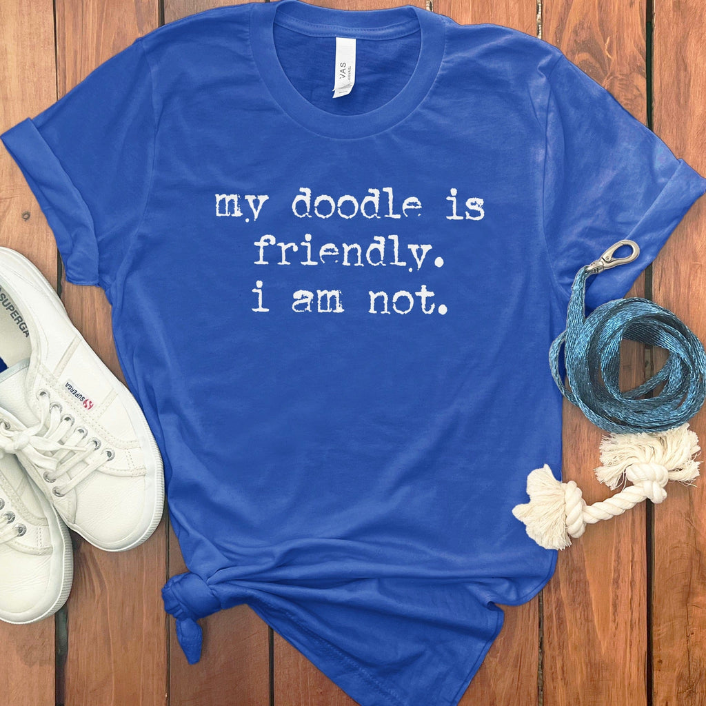 My Doodle Friendly T-Shirt in True Royal / S by Puppy Jo