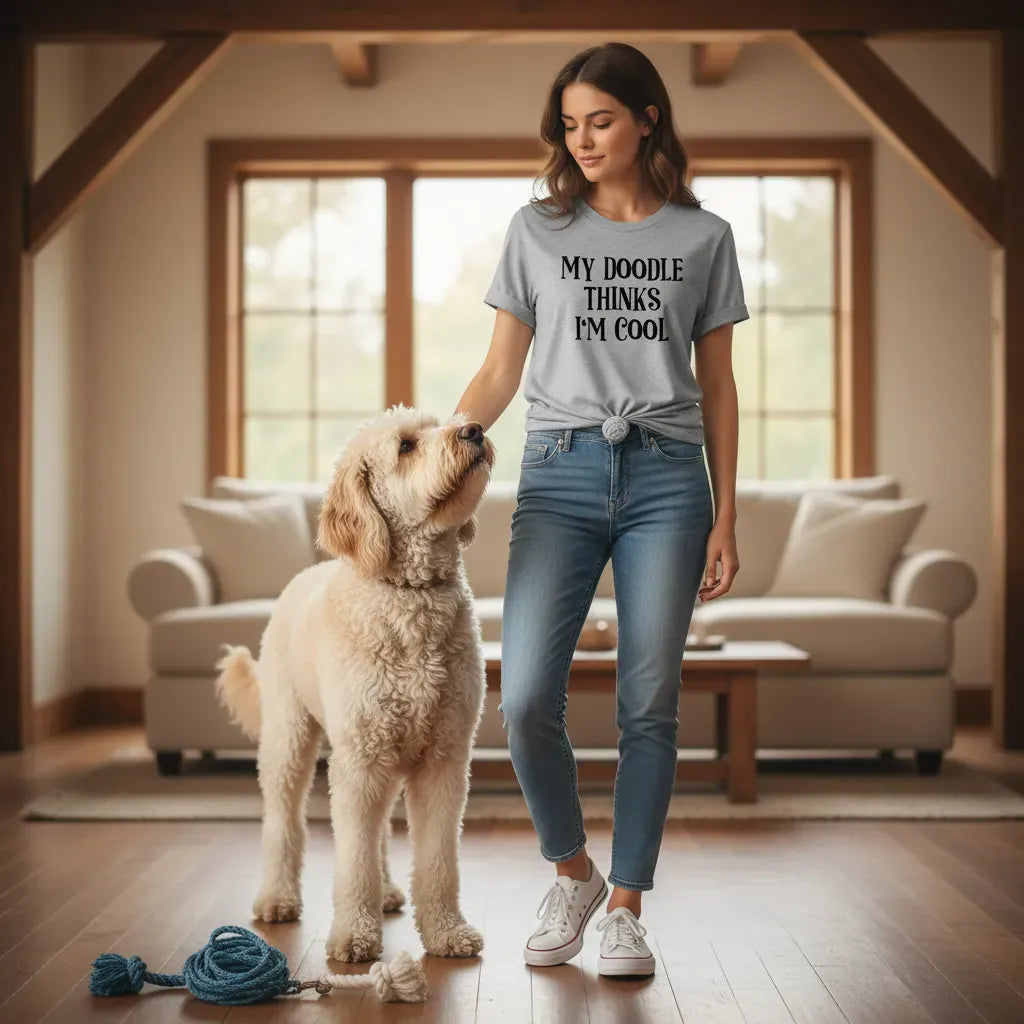 My Doodle Thinks T-Shirt in by Puppy Jo