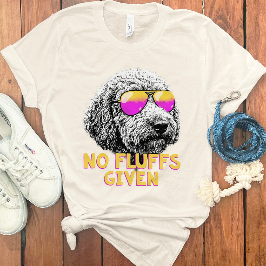 No Fluffs Doodle T-Shirt in Natural / S by Puppy Jo