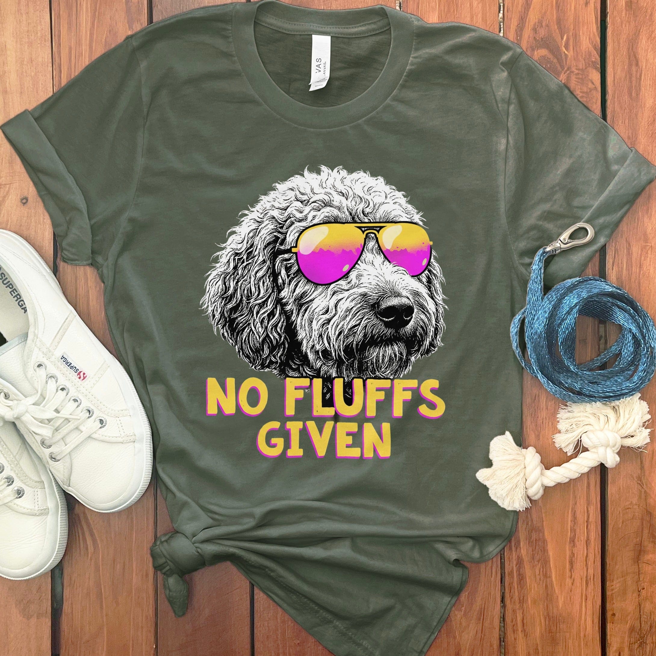 No Fluffs Doodle T-Shirt in by Puppy Jo