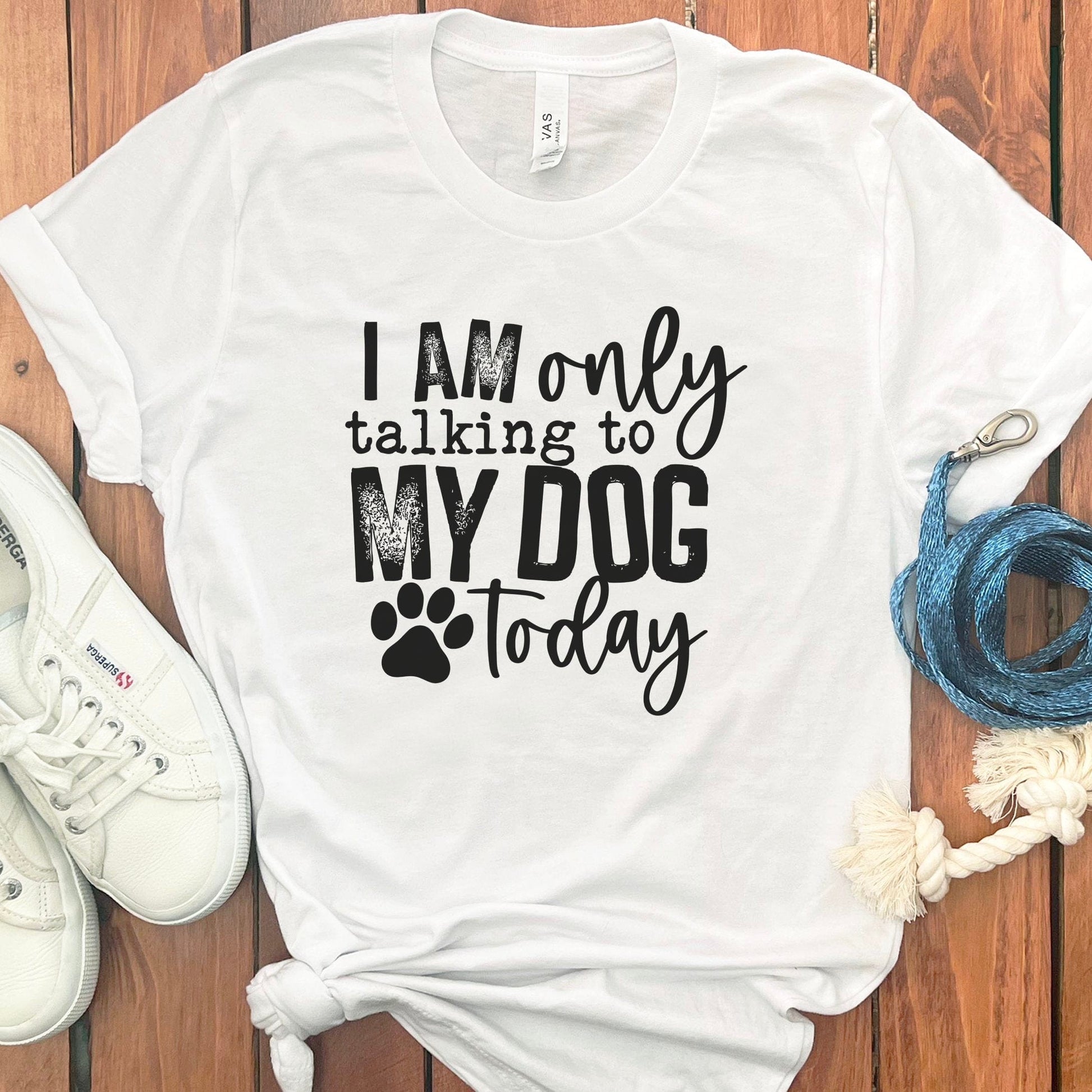 I AM ONLY TALKING TO MY DOG TODAY T-Shirt product