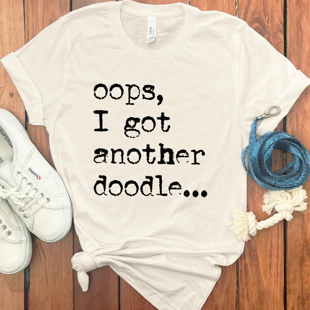 Oops Another Doodle T-Shirt in Natural / S by Puppy Jo