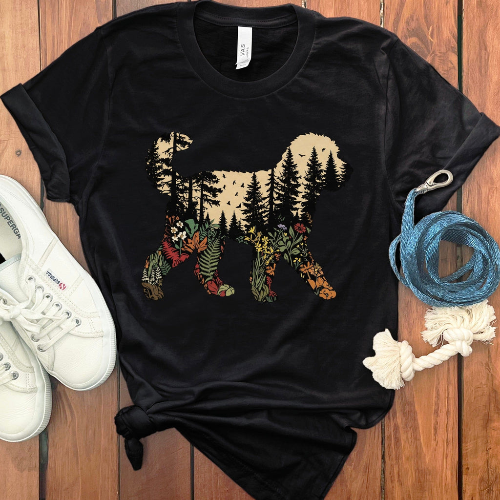 Outdoor Doodle T-Shirt in Black / S by Puppy Jo