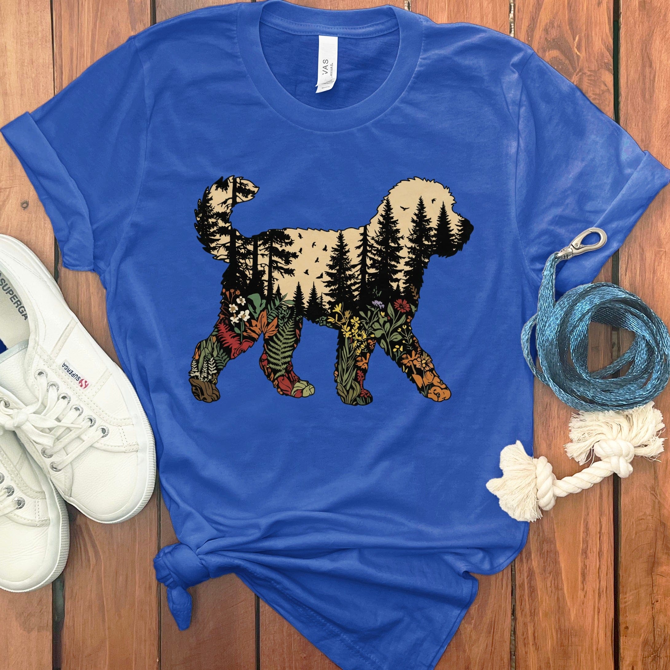 Outdoor Doodle T-Shirt in True Royal / S by Puppy Jo