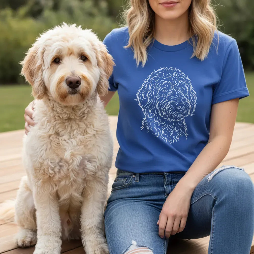 Outline Doodle T-Shirt in by Puppy Jo
