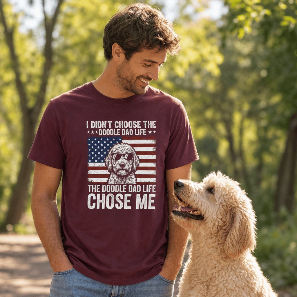 Patriotic Doodle Dad Life in by Puppy Jo