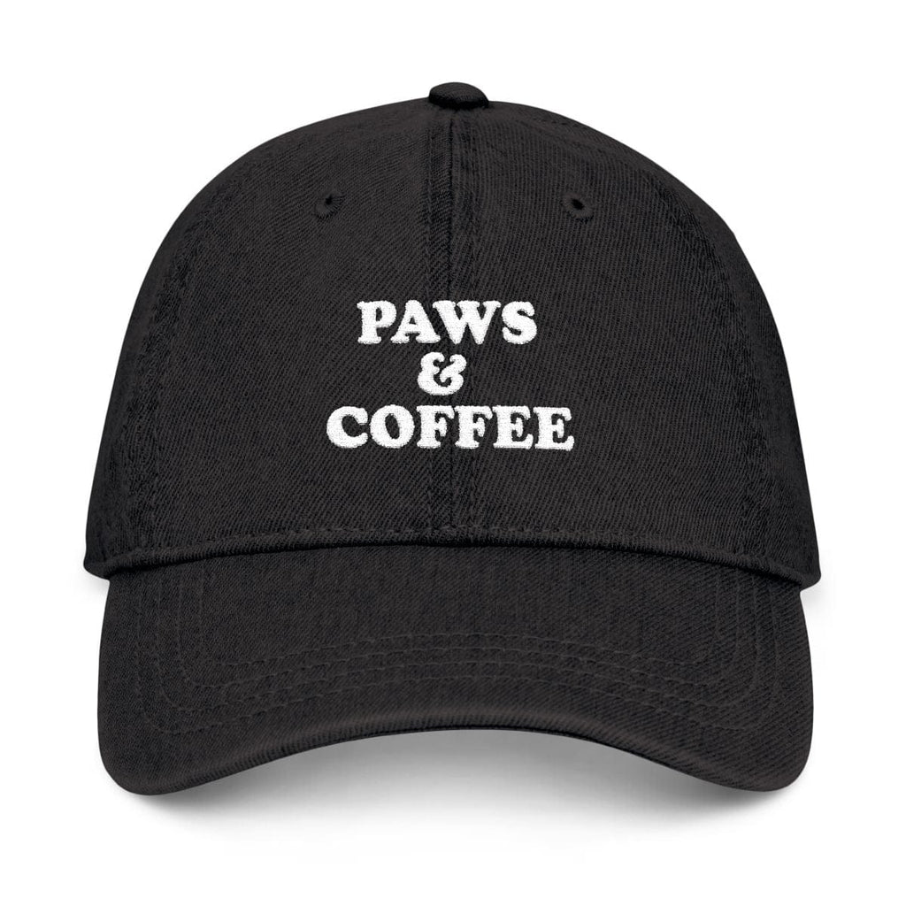 Paws & Coffee Hat in Black / One size by Puppy Jo