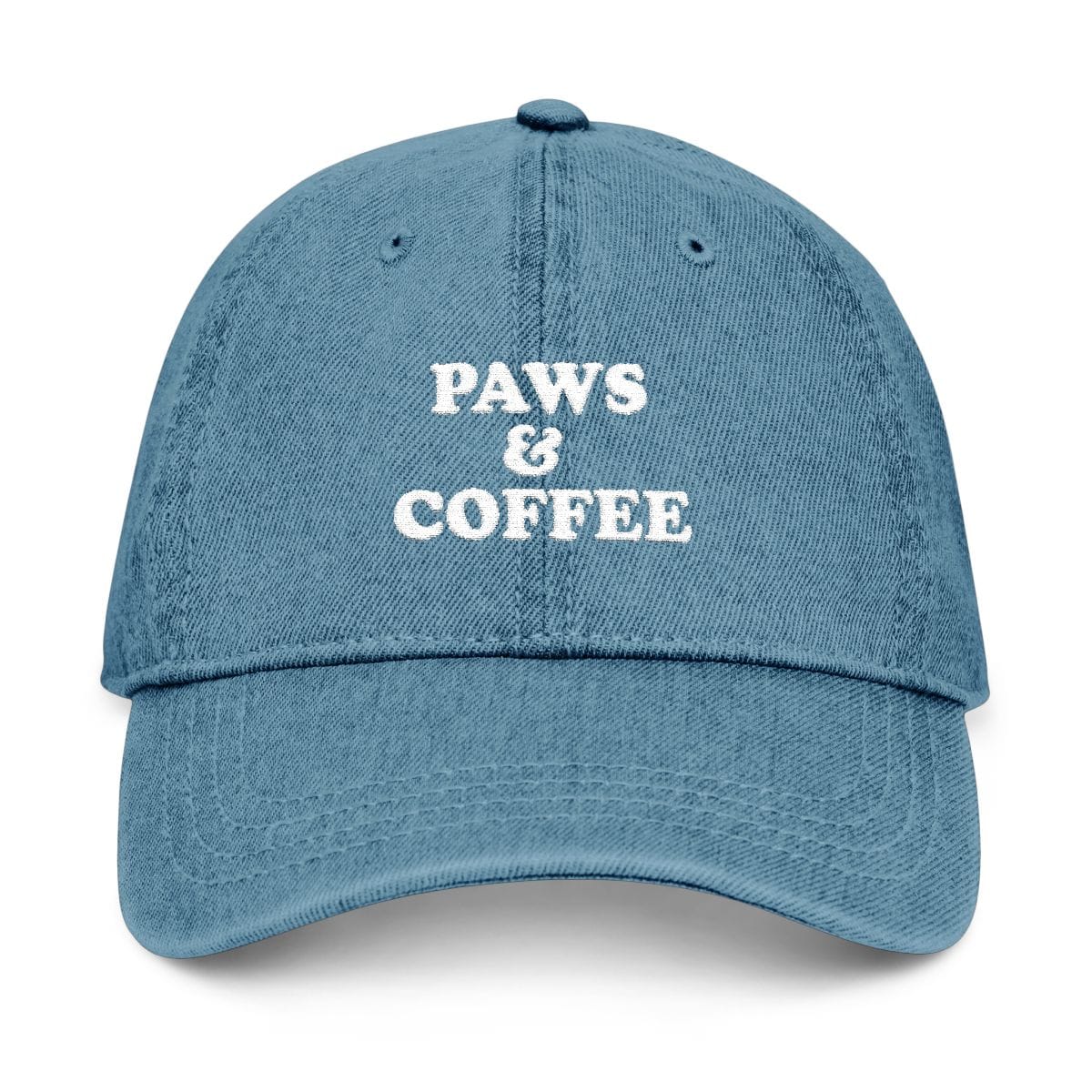 Paws & Coffee Hat in Blue / One size by Puppy Jo