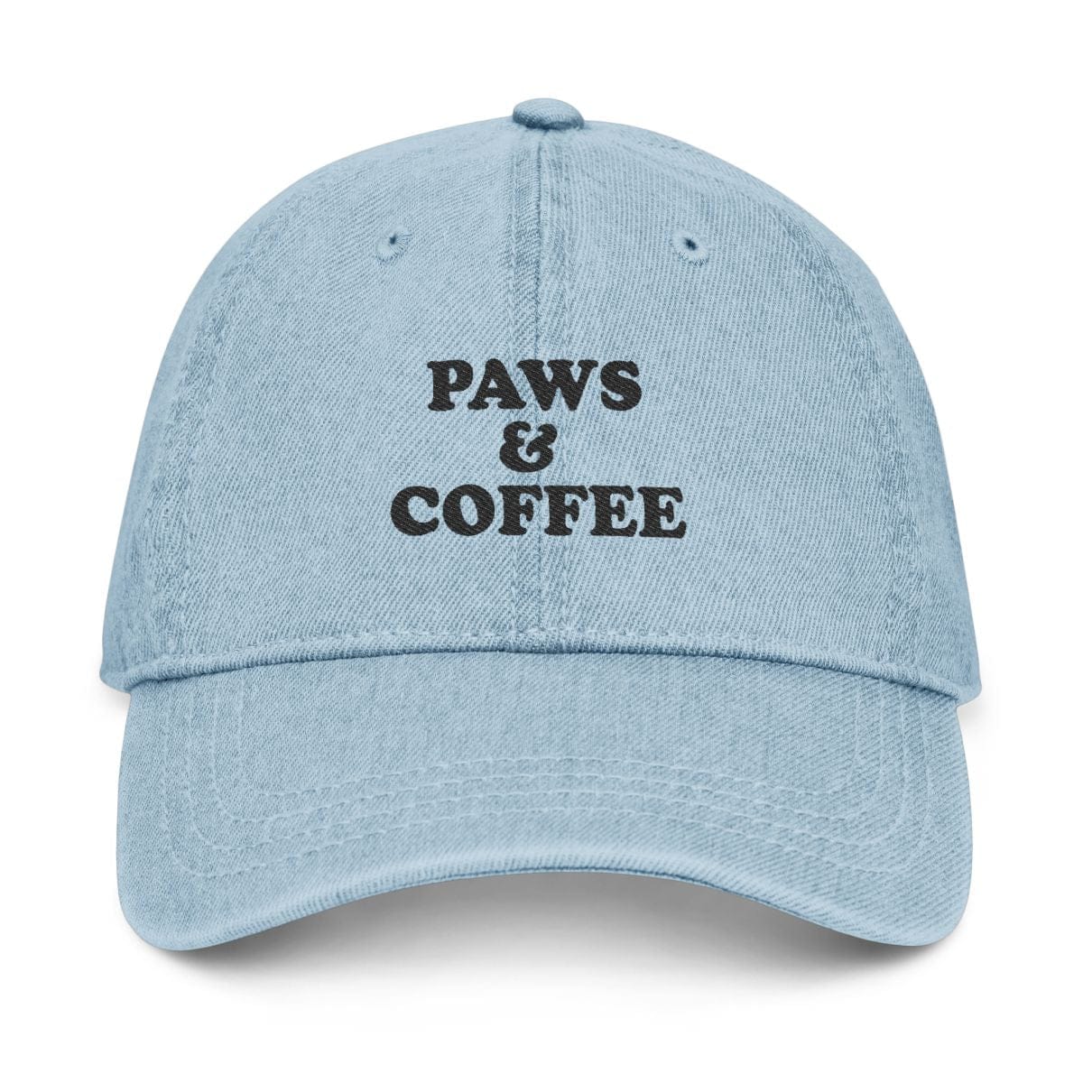 Paws & Coffee Hat in Light Blue / One size by Puppy Jo