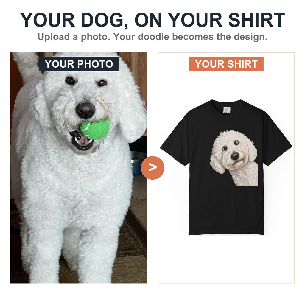 Your dog, on your shirt