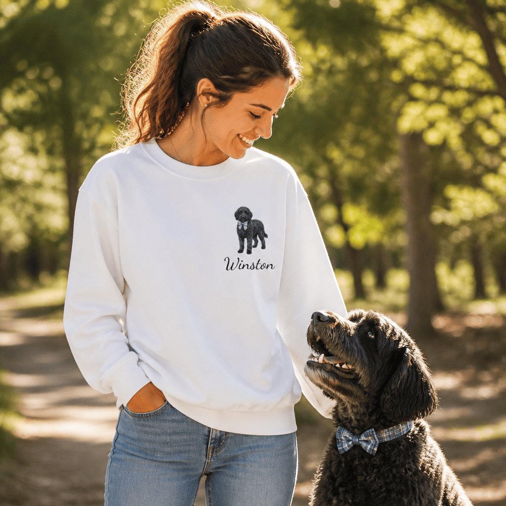 Personalized Black Doodle Sweatshirt in by Puppy Jo