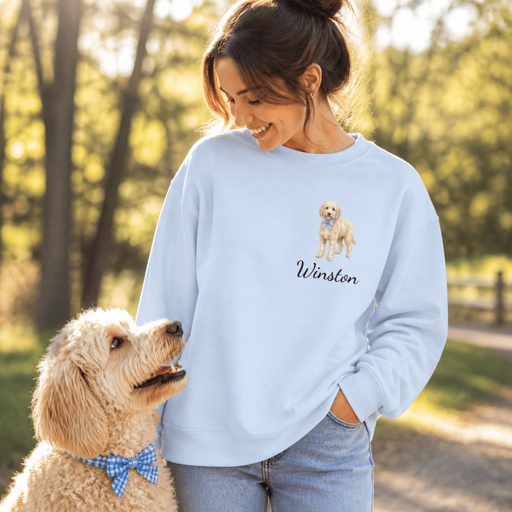 Personalized Cream Doodle Sweatshirt in by Puppy Jo
