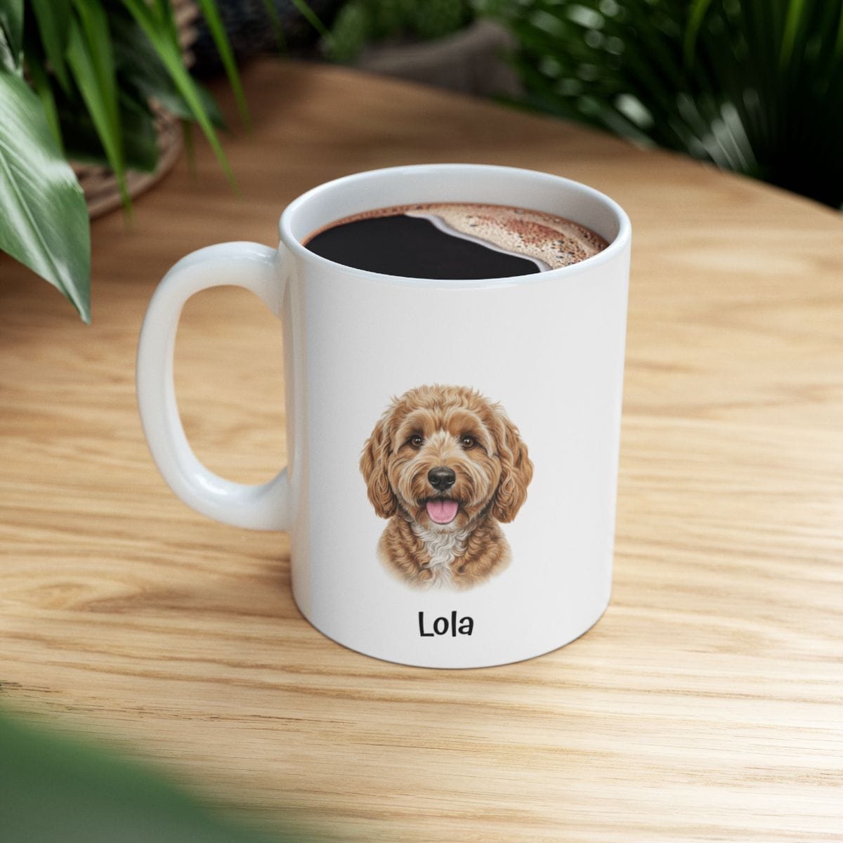Personalized Dog Portrait Mug in by AnywherePOD