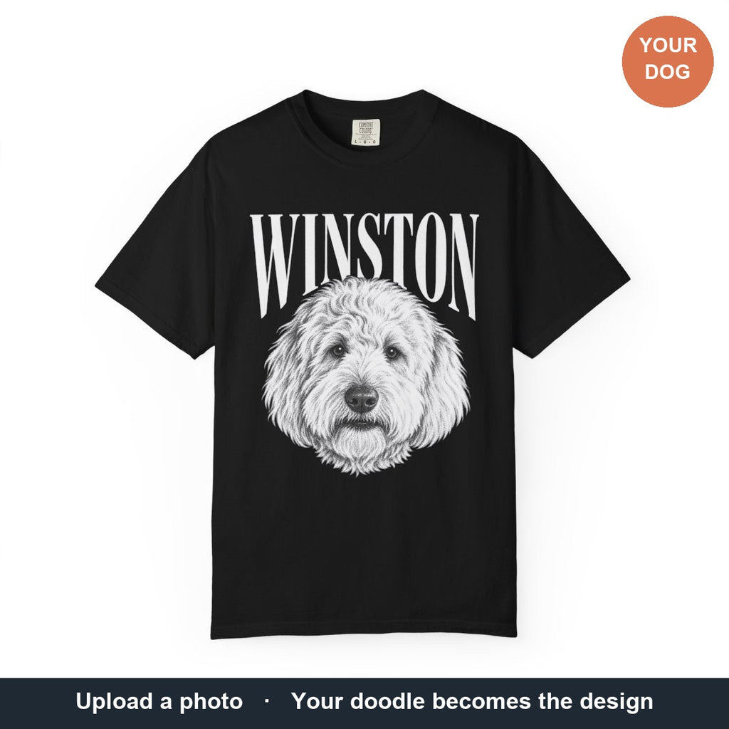 Upload a photo, your doodle becomes the design