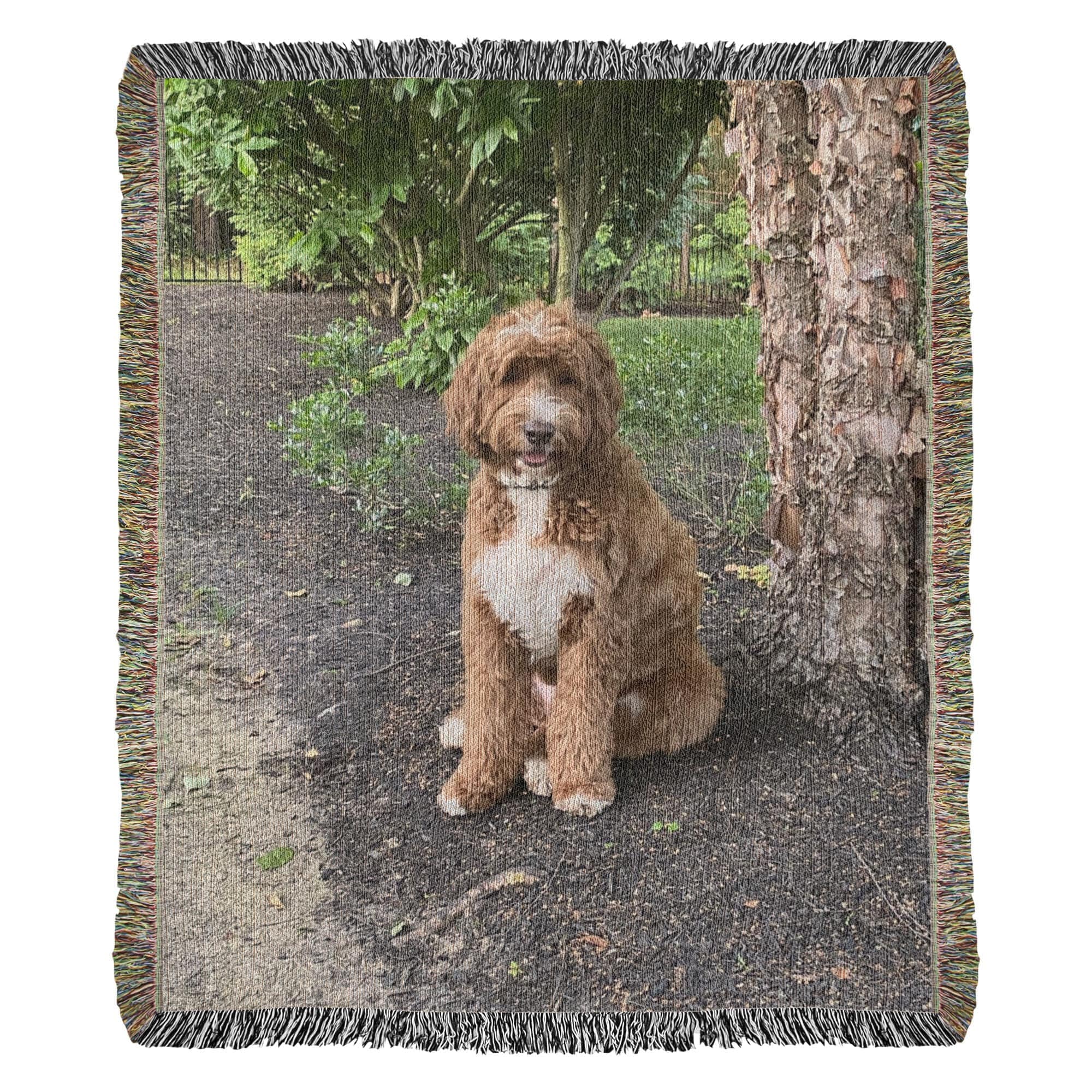 Pet Photo Heirloom Woven Blanket in by AnywherePOD