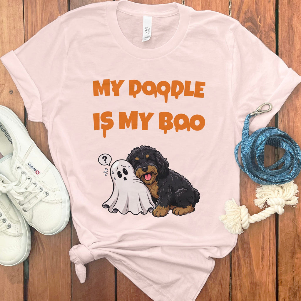 Phantom Goldendoodle My Boo T-Shirt in Soft Pink / S by Puppy Jo