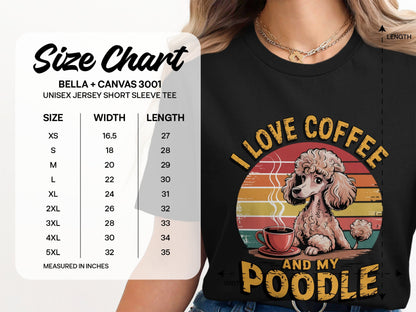 I Love Coffee and My Poodle Graphic Short Sleeve product