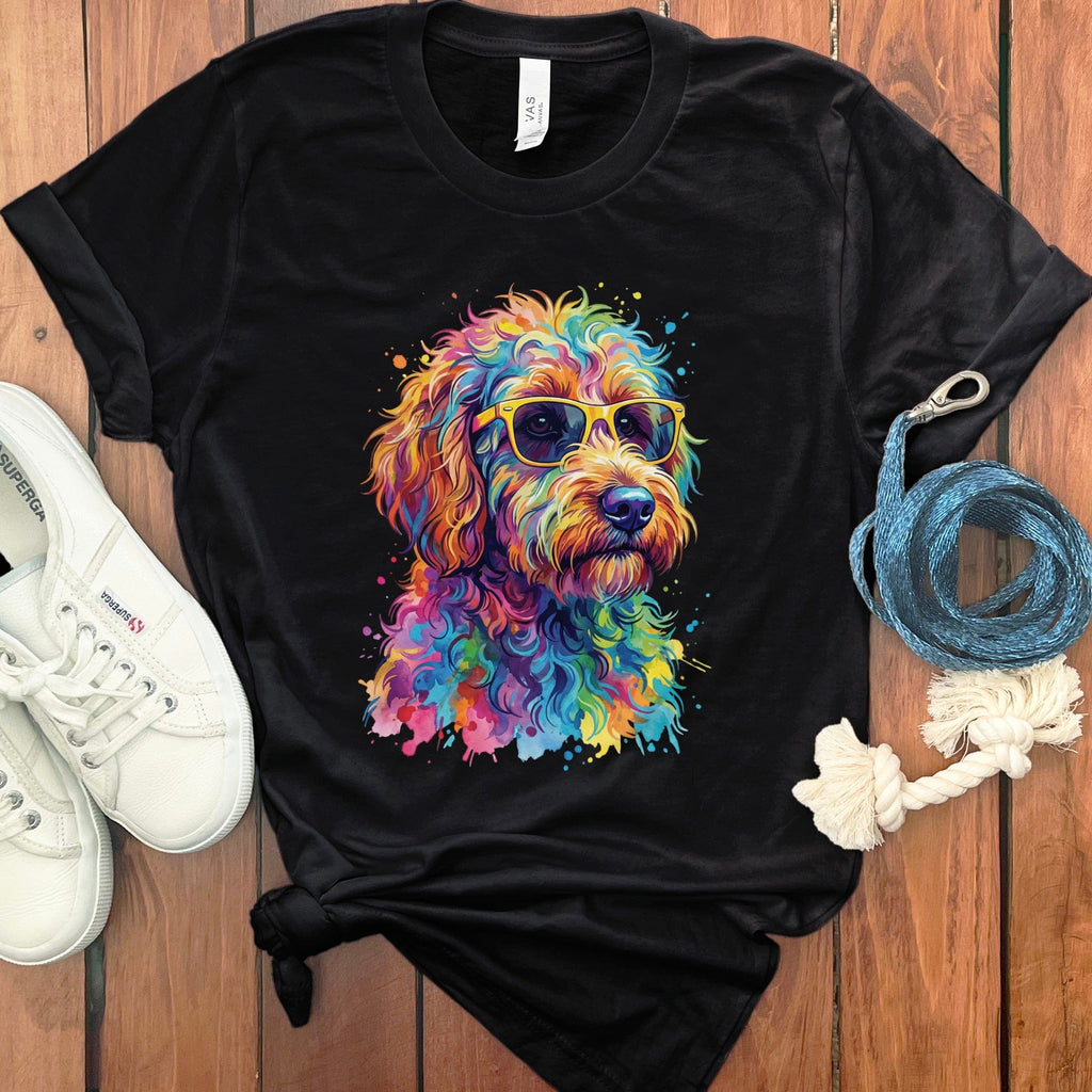 Pop Doodle T-Shirt in Black / S by Puppy Jo