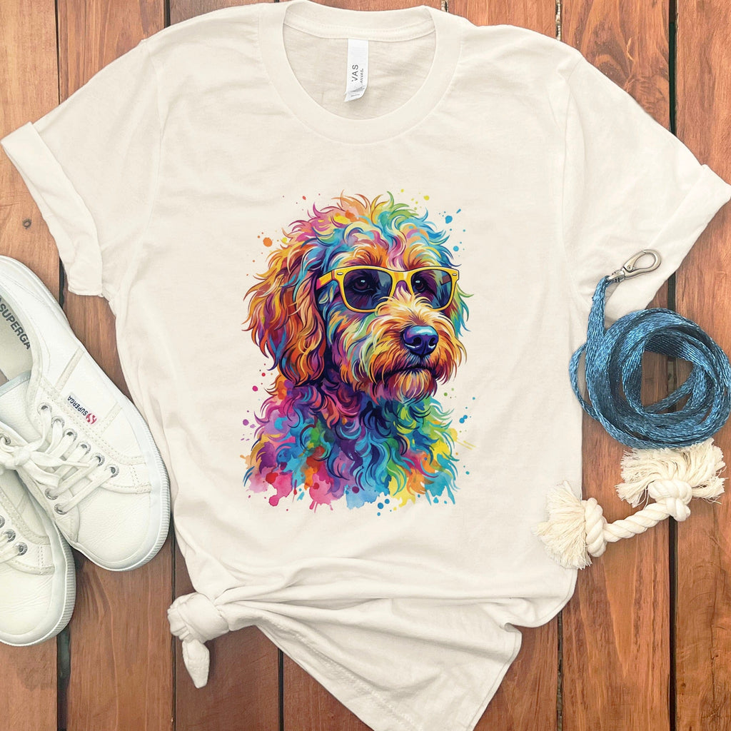 Pop Doodle T-Shirt in Natural / S by Puppy Jo