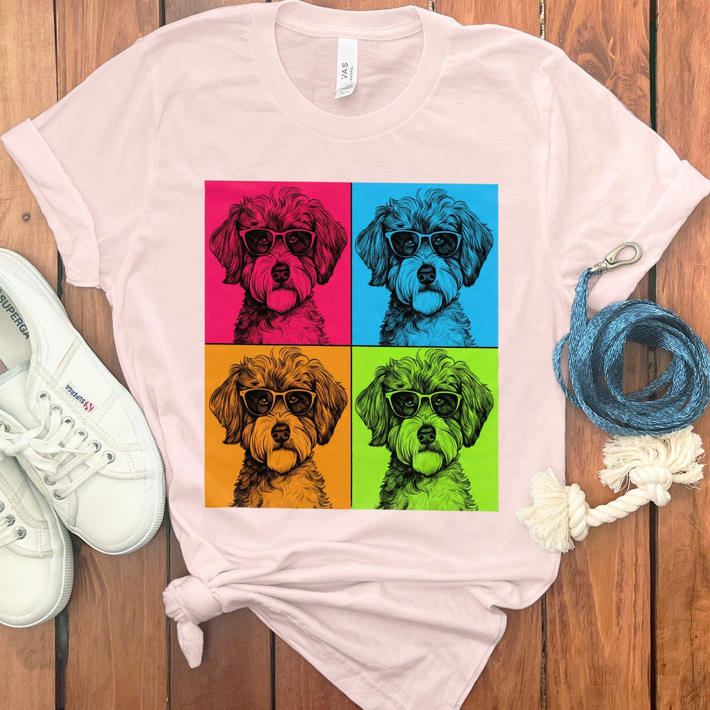 Pop Doodle T-Shirt in Soft Pink / S by Puppy Jo