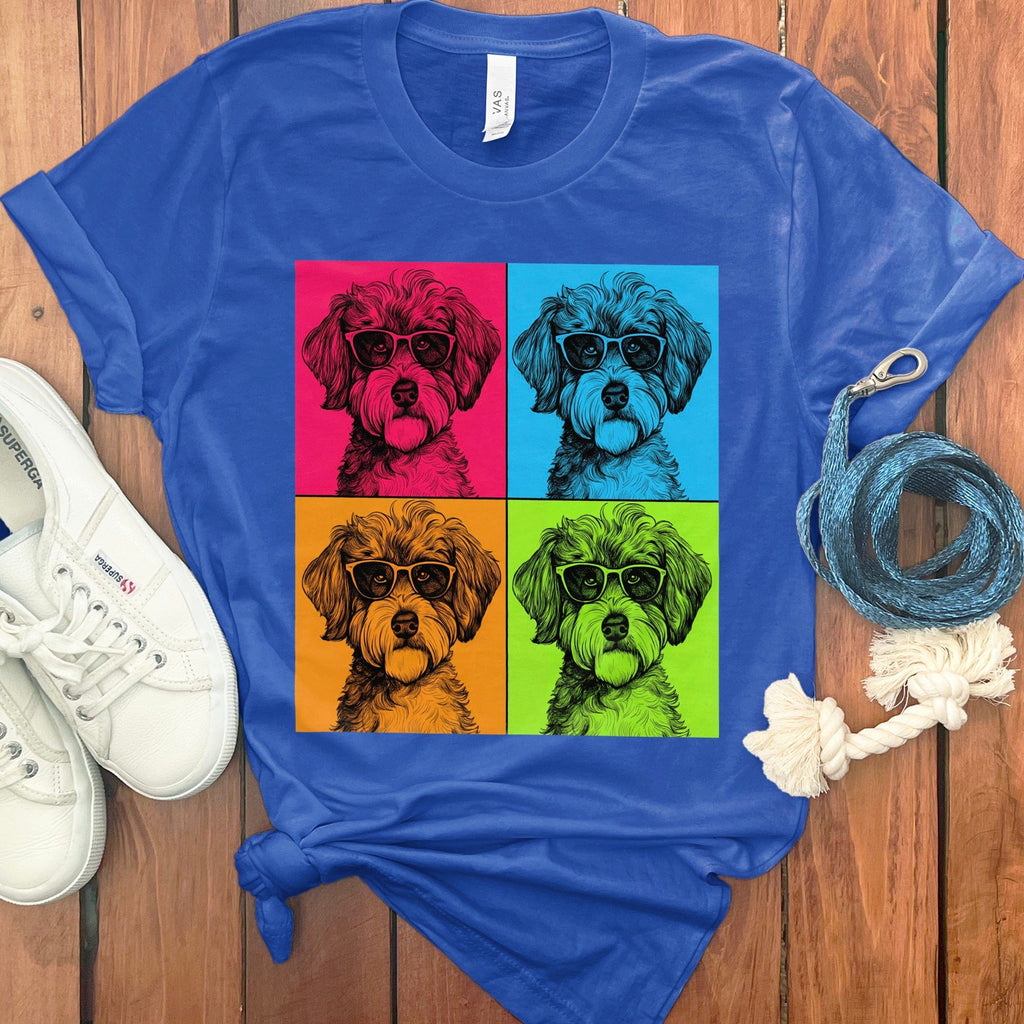 Pop Doodle T-Shirt in True Royal / S by Puppy Jo