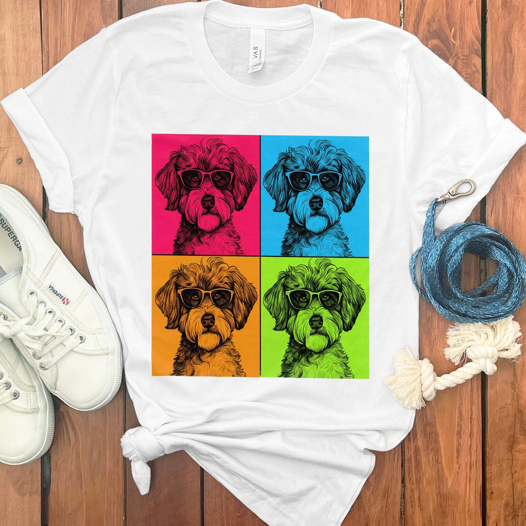 Pop Doodle T-Shirt in White / S by Puppy Jo