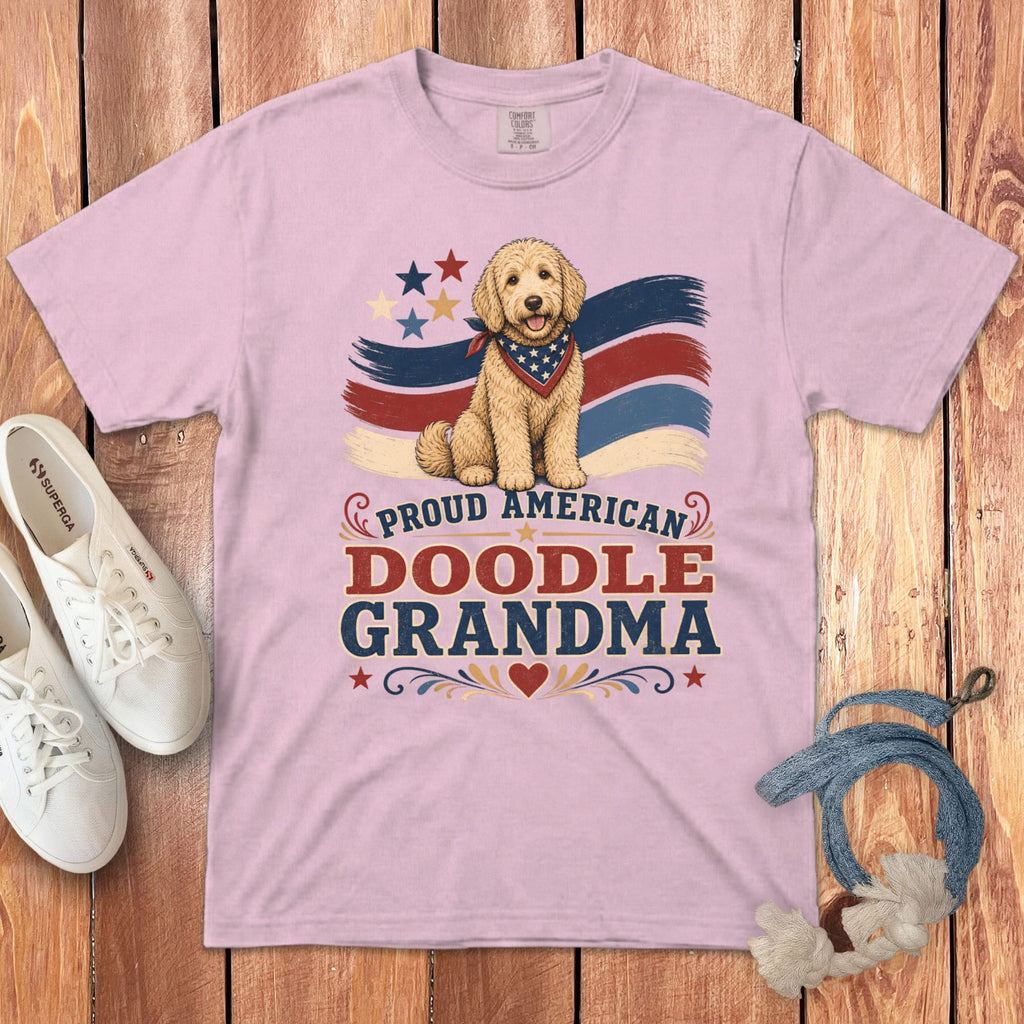 Proud Doodle Signature T-Shirt in Blossom / M by Puppy Jo