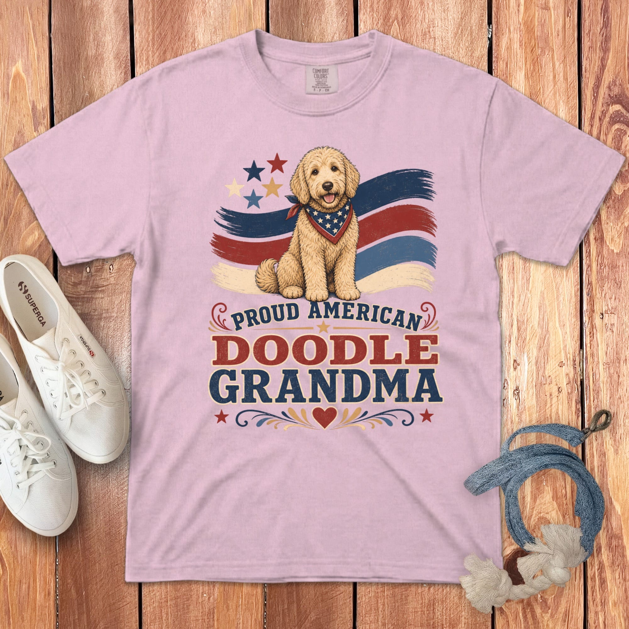 Proud Doodle Signature T-Shirt in Blossom / M by Puppy Jo