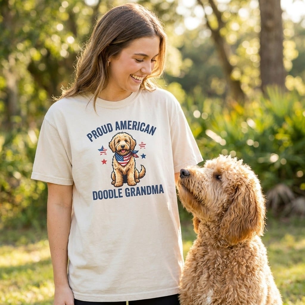 Proud Doodle Signature T-Shirt in by Puppy Jo