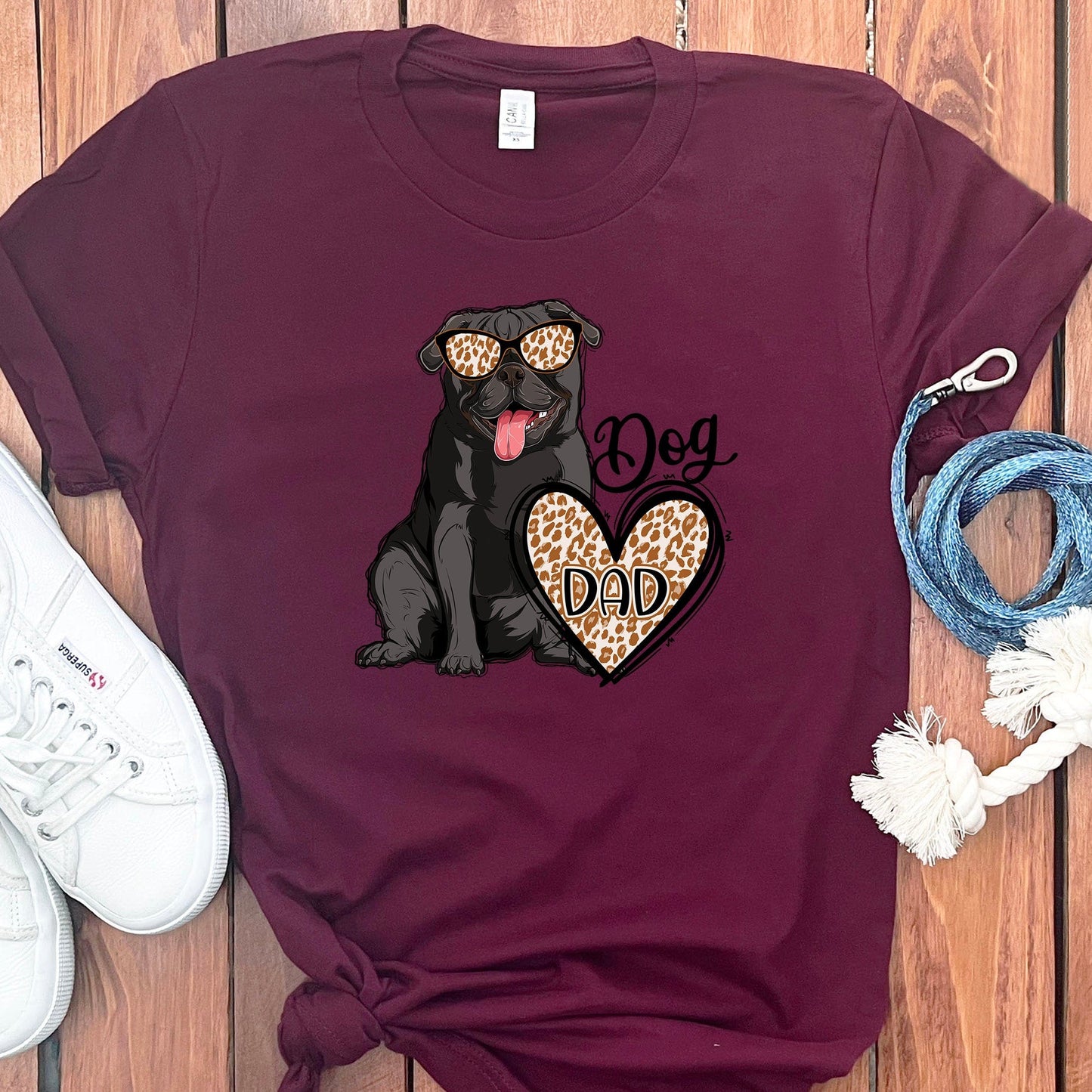 PUG DOG DAD T-SHIRT